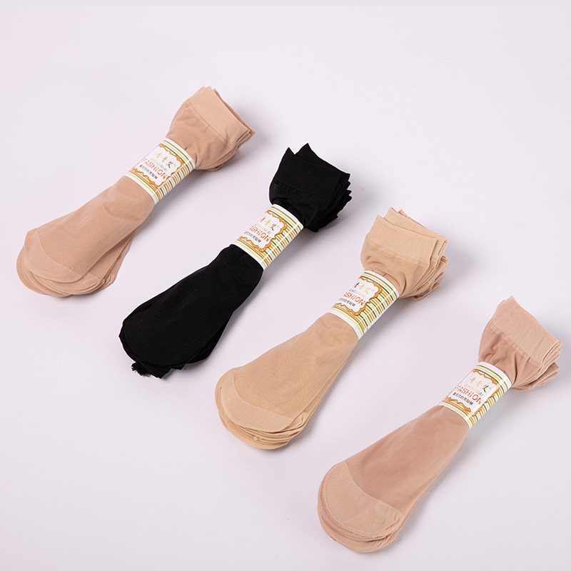 Title 6, Stockings Core-Spun Silk Velvet Ladies Short Si...