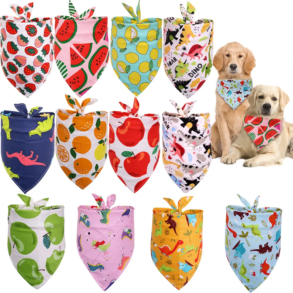 Pet Triangle Scarf Cotton Dog Saliva