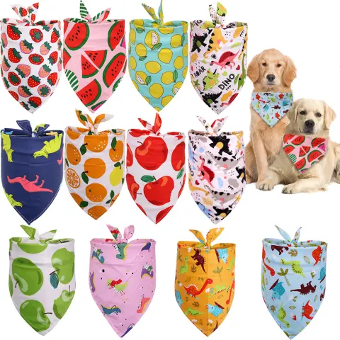 Pet Triangle Scarf Cotton Dog Saliva