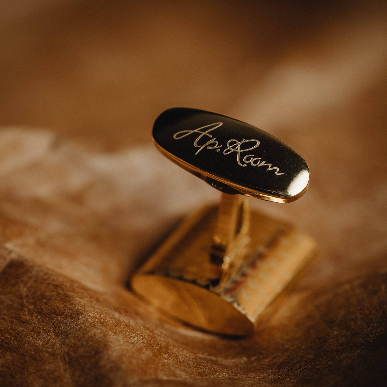 Men's Business Casual French Gold Cufflinks — foto 4