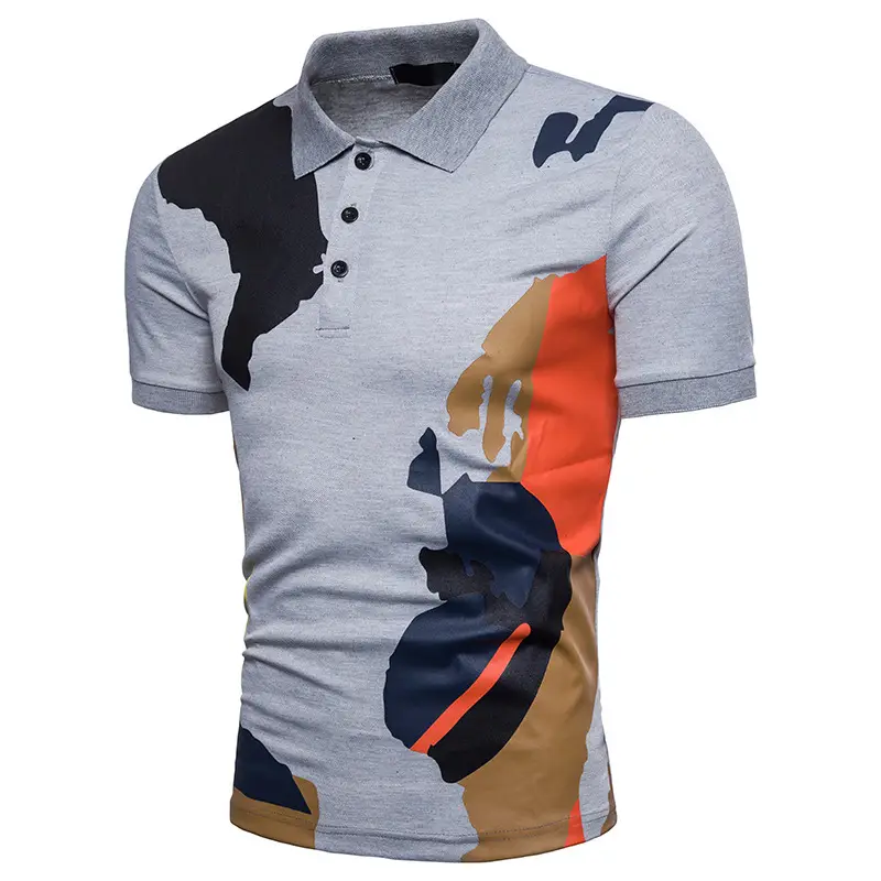 Ouma Trend Camouflage Print Short-sleeved T-shirt