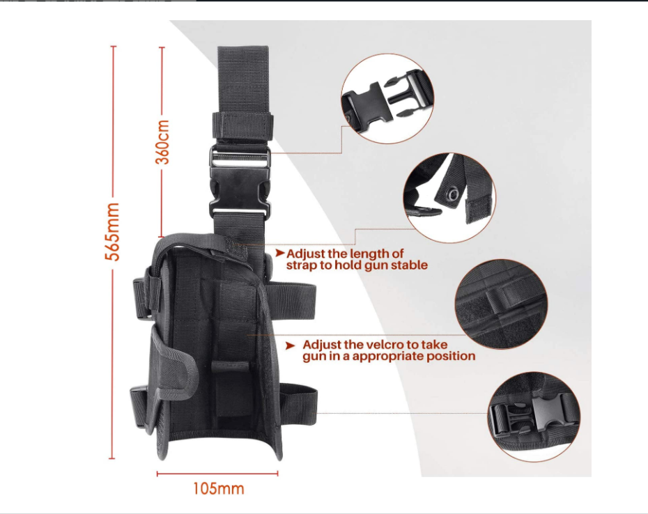 Title 4, Multifunctional Leg Cover Accessory Bag