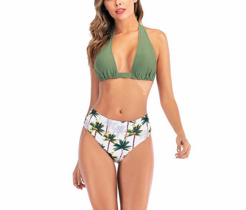 Split Swimsuit Aliexpress Sexy European And American Bikini Polka Dot High Waist