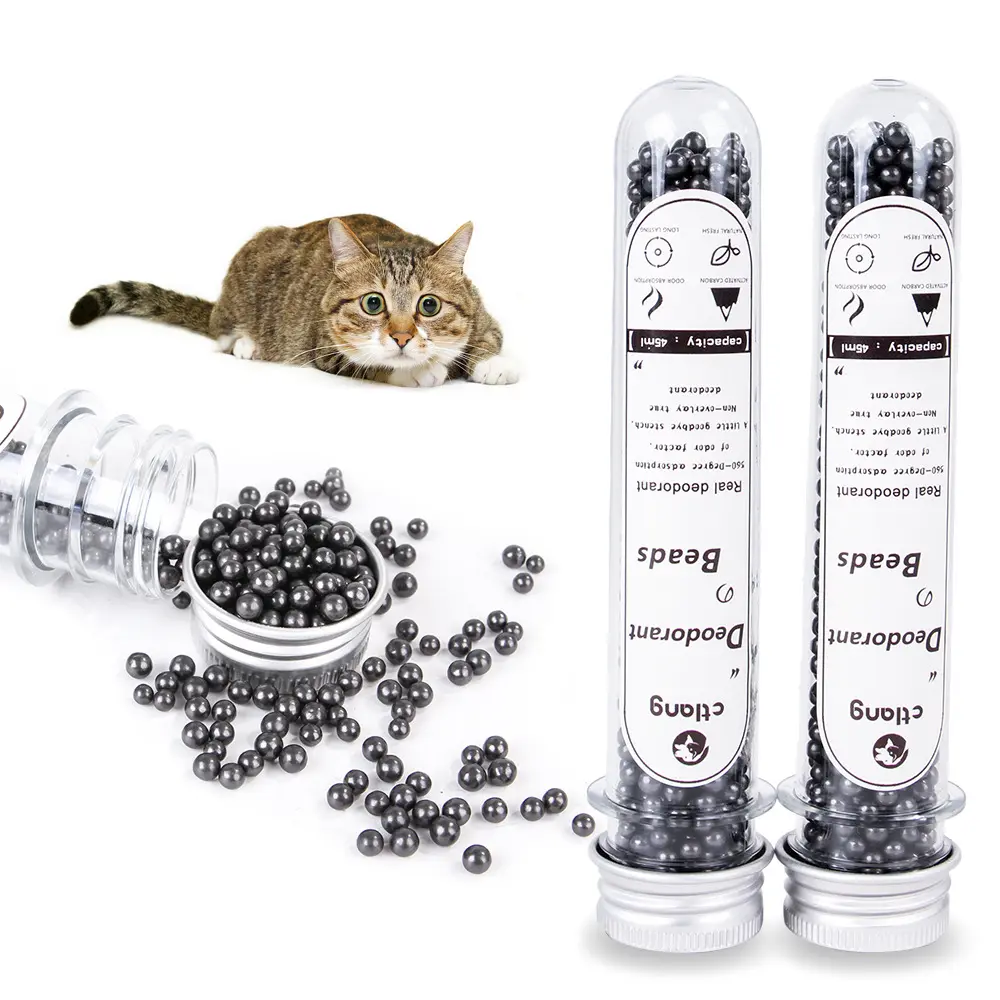 Pet Cat Litter Deodorizing Powder Remove Bamboo
