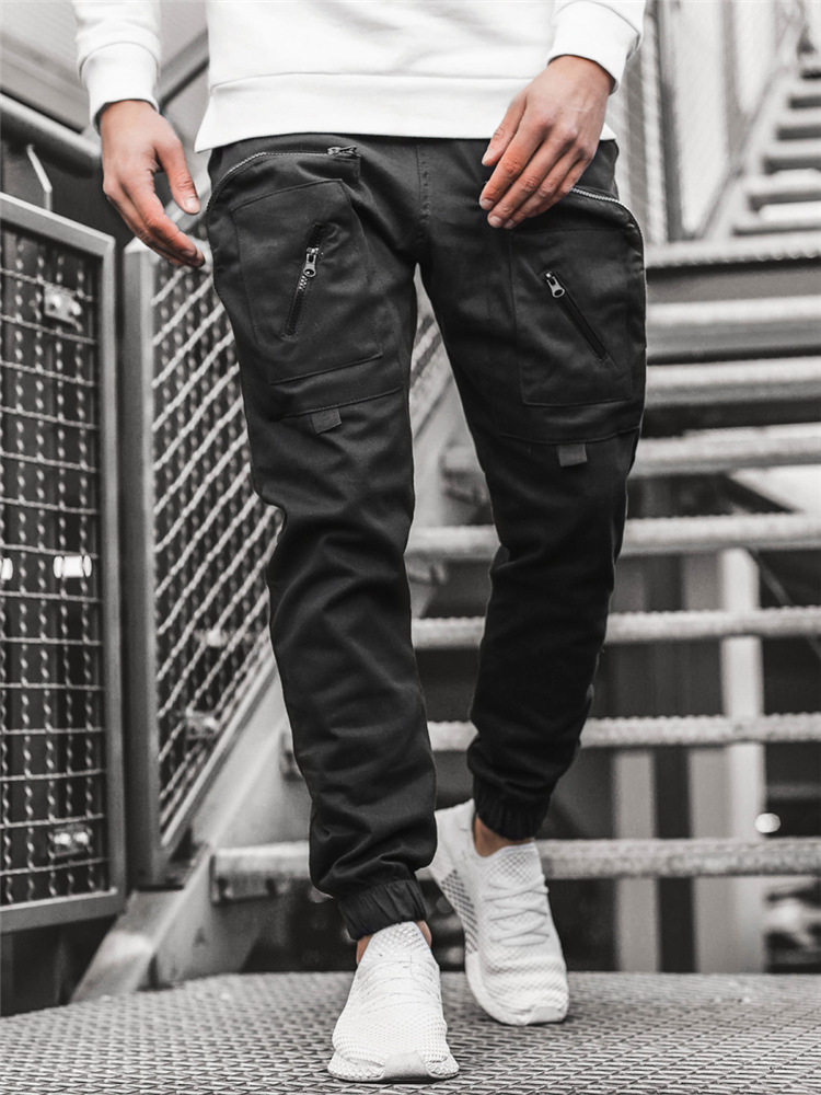 Title 6, Mens Woven Casual Pants with Cargo Pockets, Of...