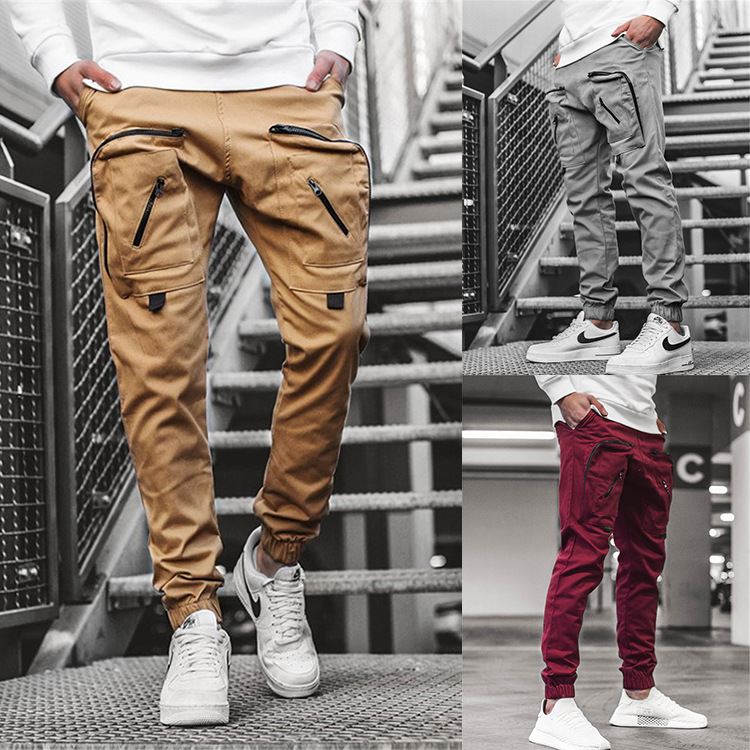 Title 4, Mens Woven Casual Pants with Cargo Pockets, Of...