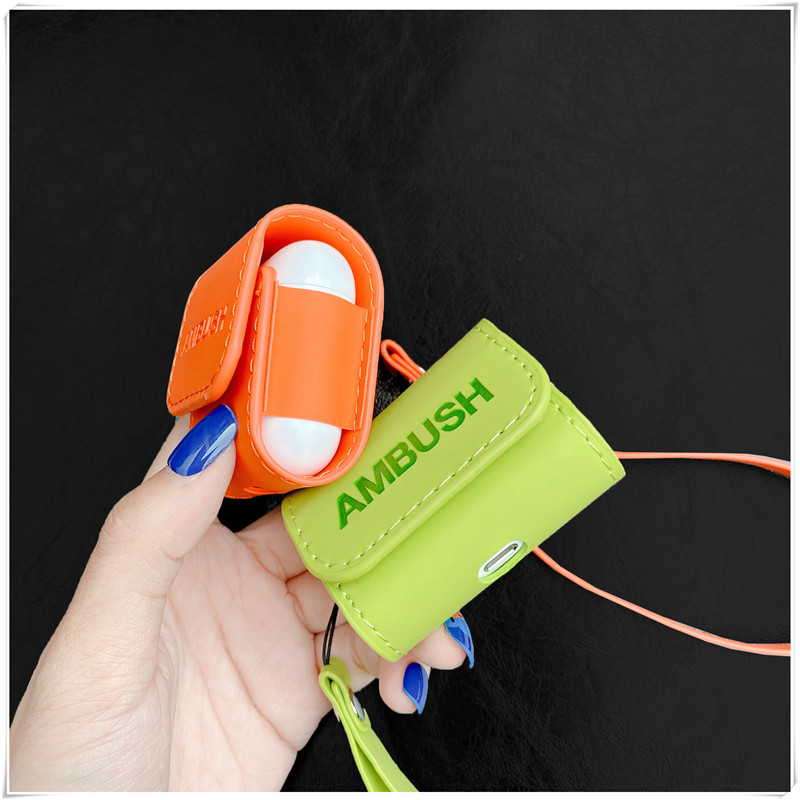 Compatible with Apple, Compatible with Apple , Leather Case For Apple Earphone Protective Case