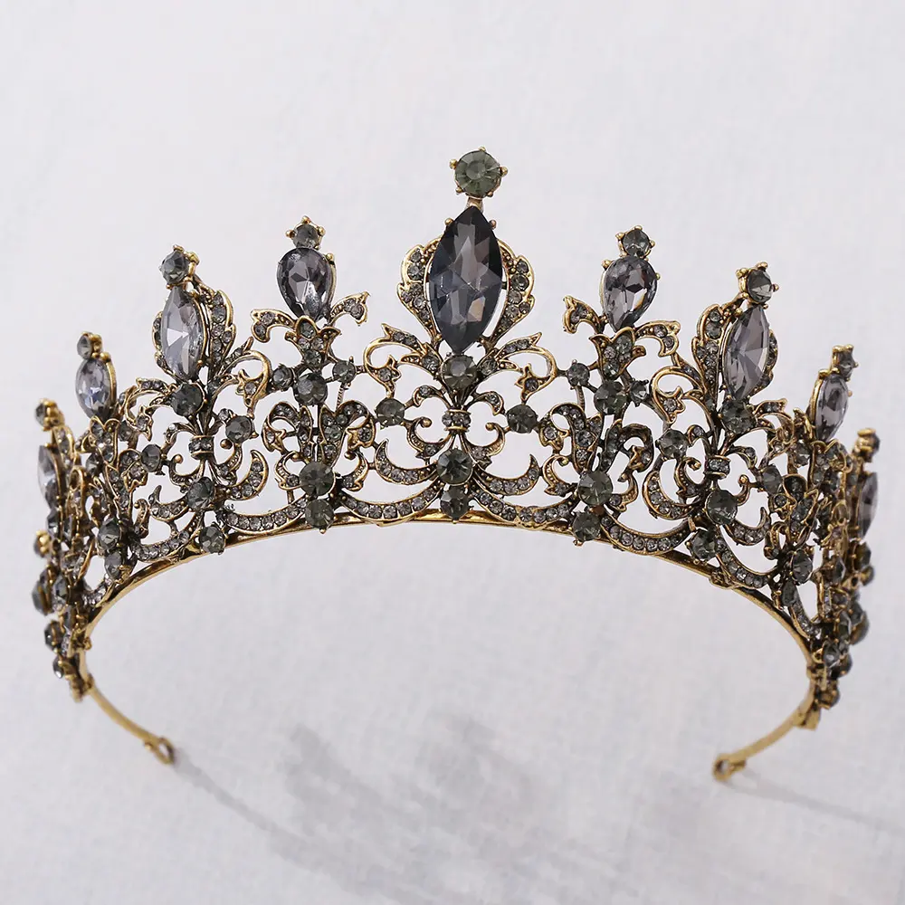 Baroque Crown Wedding Diadem Dress Accessories