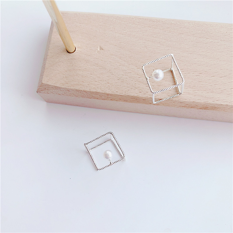  Earrings Korean Ins Style Temperament Simple And Versatile Pearl Earrings