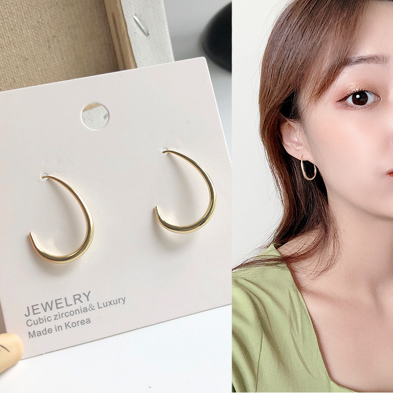 Temperament, Wild Earrings, Female Cold Wind, Thin Face Earrings 