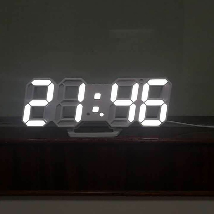 Korean Version Of Electronic Wall Clock Wall Three-dimensional Wall