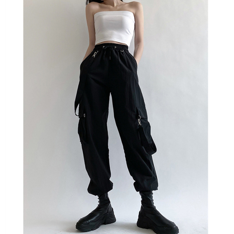 Hip Hop Tide Ins Fat Sister Plus Size Overalls