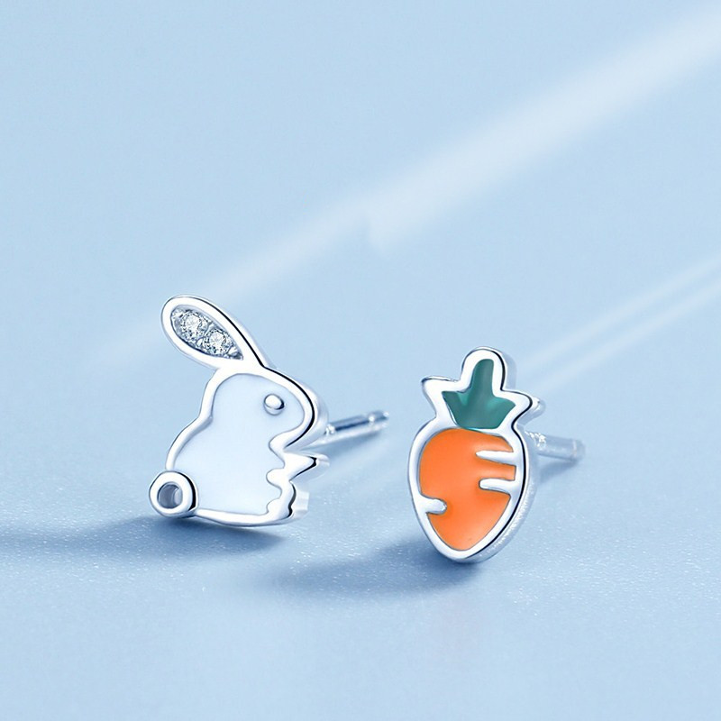 Rabbit Radish Earrings Simple And Cute Small Earrings
