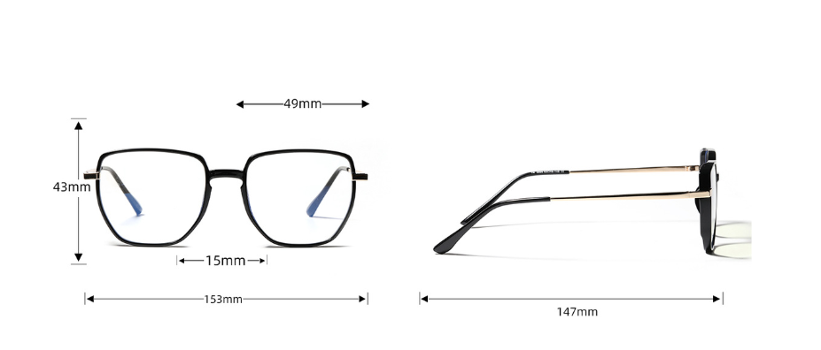 Title 1, Wuhuama Glasses Round Full Frame TR90 Blu-ray G...