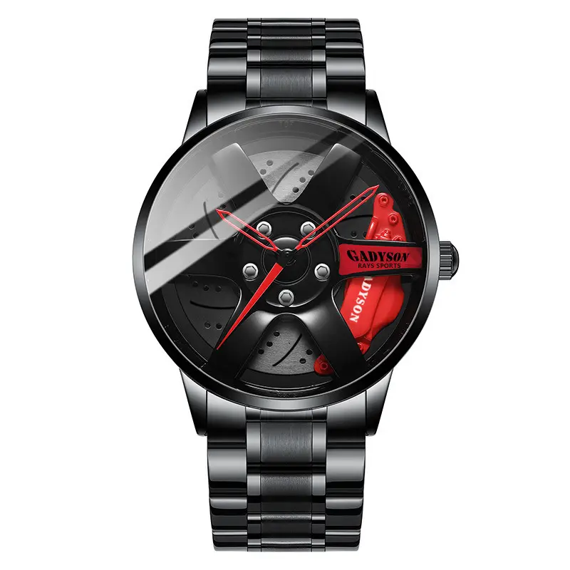 Watch Men's Watches Steel Band Quartz Wheels