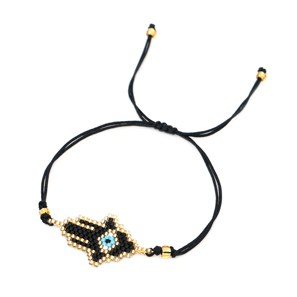 Hand-Woven Ethnic Demon Eye Bracelet