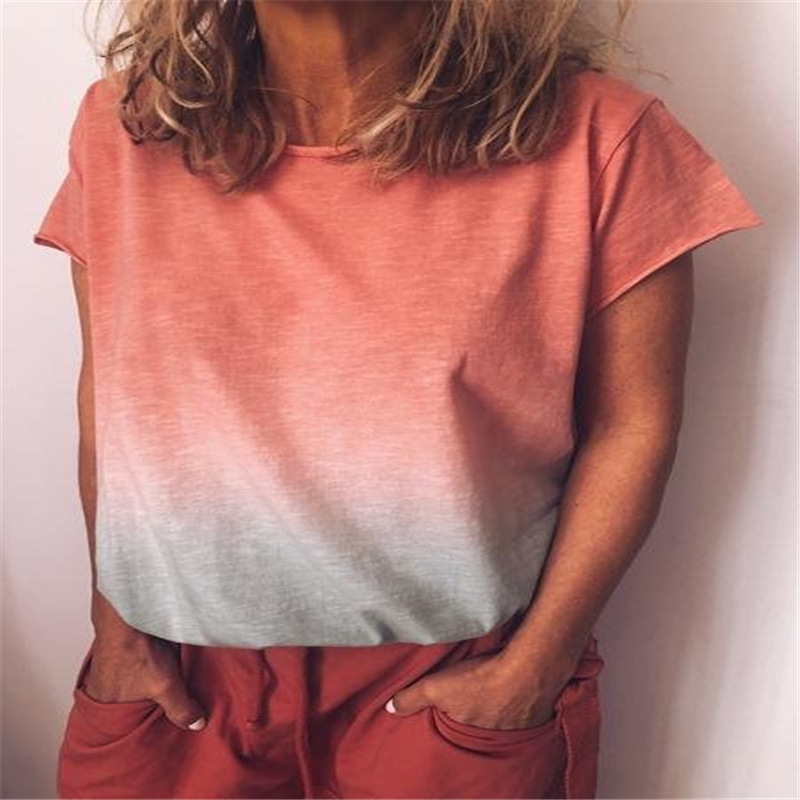 Loose T-shirt Female Student Short Sleeve Top