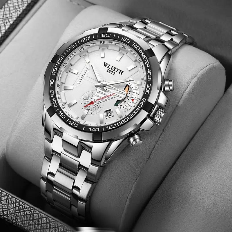 Quartz Watch Men's Waterproof Sports Wristwatch