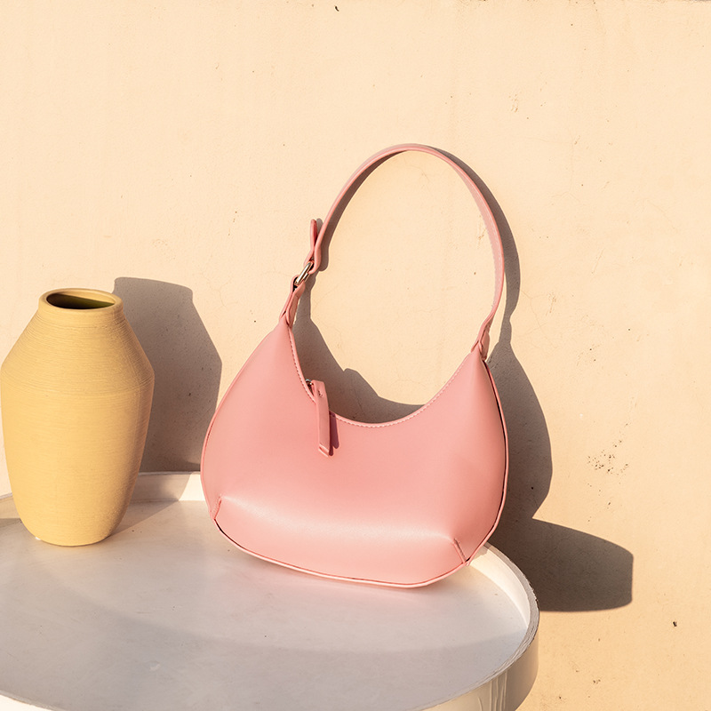 Three-Dimensional Shoulder Bag Irregular Armpit Women's Bag Simple And Fashionable Hand Bag