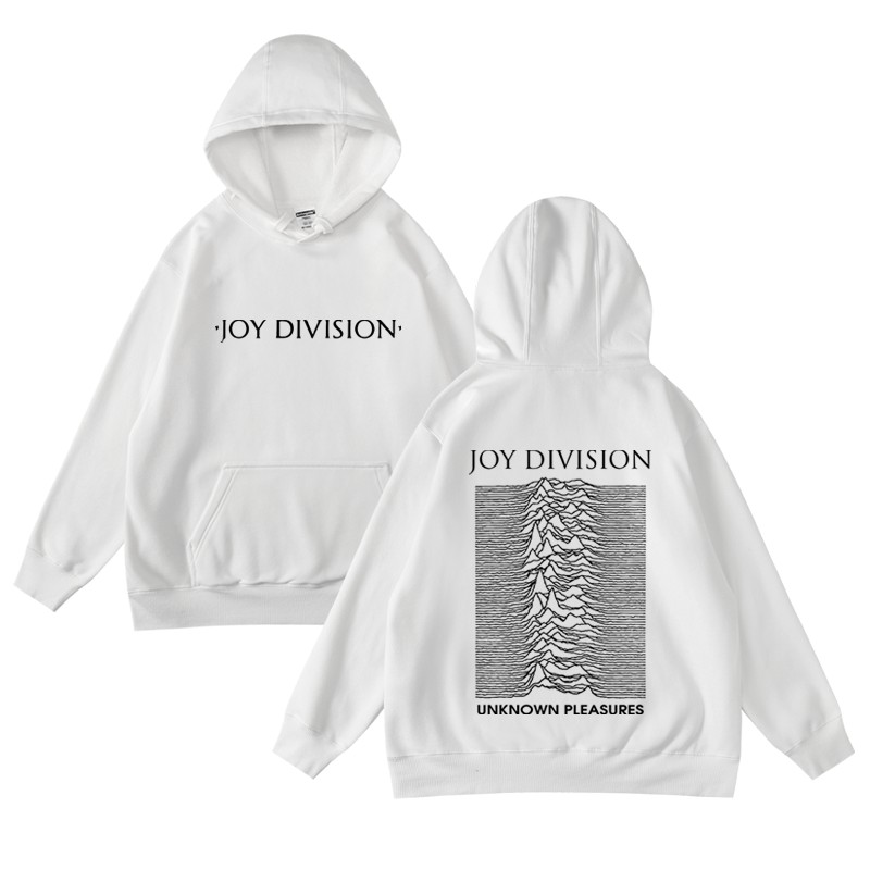European and American Punk Happy Split JoyDivision Peripheral Printed Clothes Autumn and Winter Plus Velvet Sweater