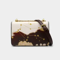 Fashion Constellation All-Match Messenger Bag - Red - View 1