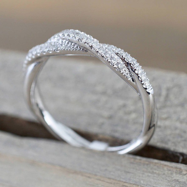 New Twisted Rope Twist Ring