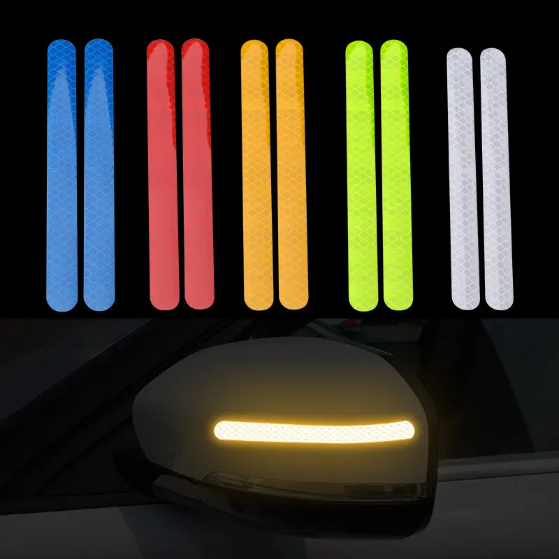 Car Reflective Rearview Mirror Warning Sticker Reversing