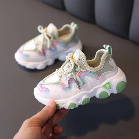 New Spring Children Shoes for Girls Sport Fashion Breathable