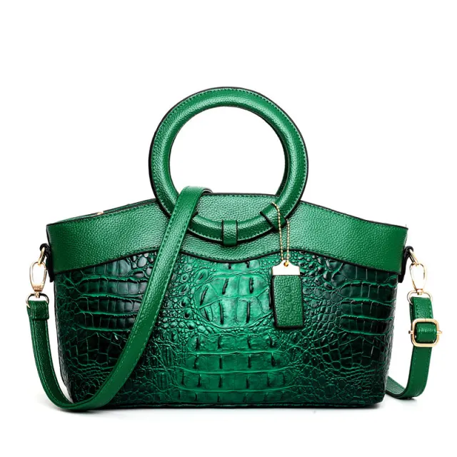 Gykaeo Luxury Handbags Women Bags Designer Woman Leather Green - Shop at LoveMi