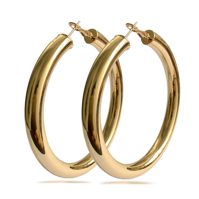 European And American Fashion Circle Earrings