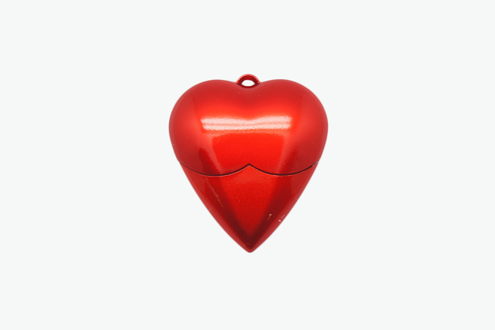 Red Love U Disk Plastic Red Heart 8gb Save - Image 4