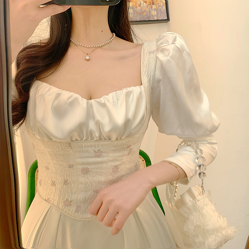 V-Neck A-Line Dress, picture 2 of 5