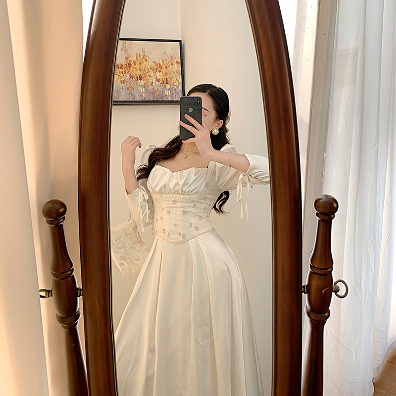 V-Neck A-Line Dress, picture 4 of 5