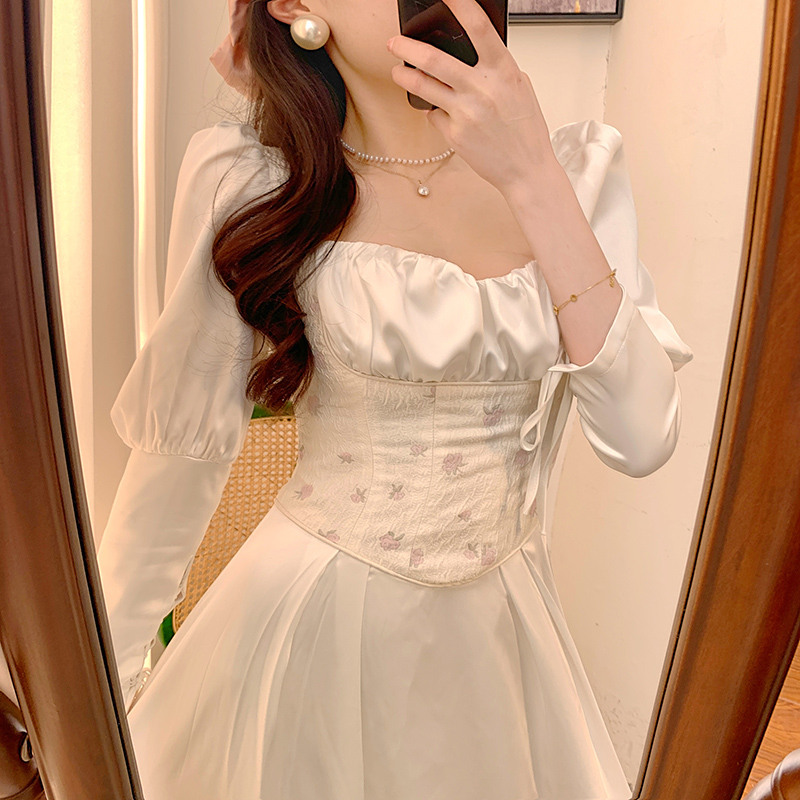 V-Neck A-Line Dress, picture 3 of 5