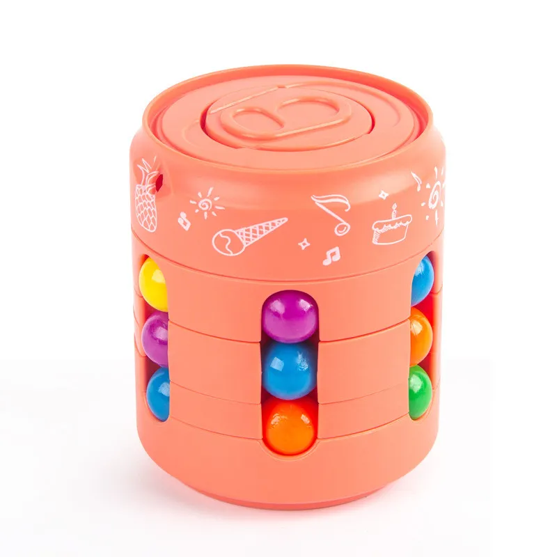 Can Cube Top Magic Colorful Beans Finger Spinning Relieves Stress – image 6