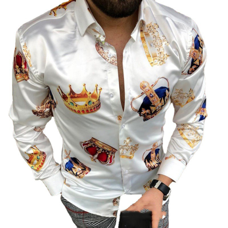 Title 3, Camisa masculina personalizada com estampa casu...