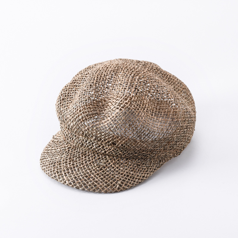 قبعة ثمانية الأضلاع المجوفة بتصميم إنجليزي، مناسبة للسفر ومقاومة للشمس وتنفسية