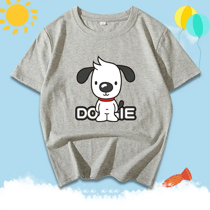Cotton Half Sleeved Summer Suit Middle School Children's Loose Jacket Boys' Wear