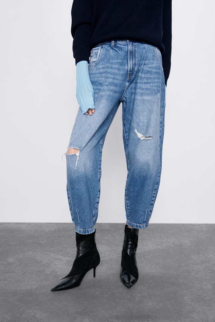 Casual Design Slim-Fit Ripped All-Match Jeans