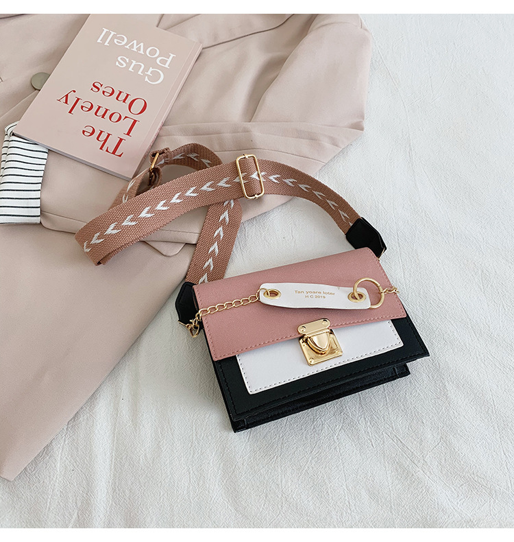 Frosted Shoulder Bag Korean Chain Trendy Messenger Bag Simple Small Square Bag - Shop at LoveMi