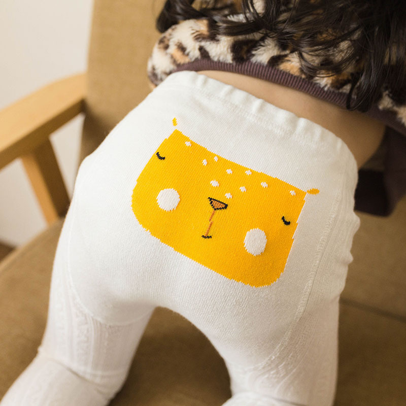 Title 2, Embroidered Cotton Baby Cartoon Pantyhose, Soft...