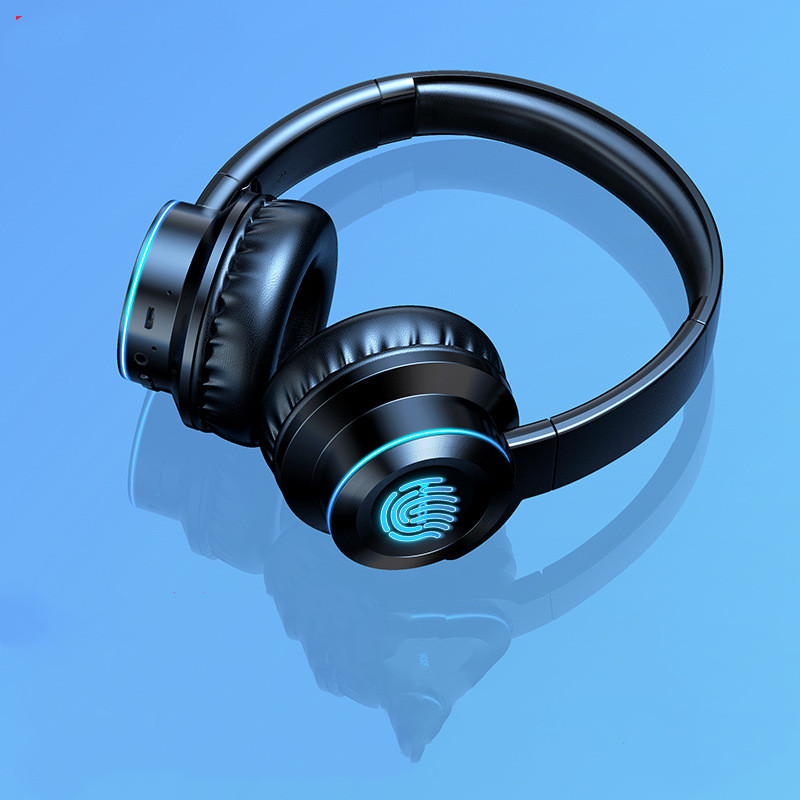 Jiyuetang H16 Head-Mounted Bluetooth Headset 5.0 Foldable Wireless Touch Sports Headphones Can Be Inserted With A Card With Wheat - Image 2
