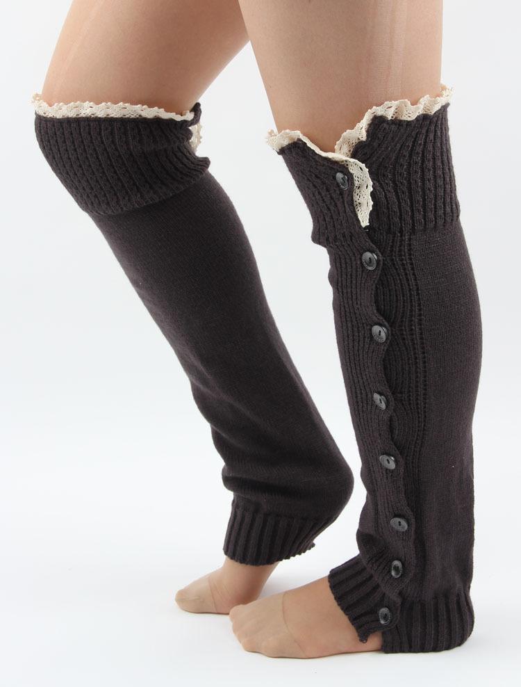 Title 6, Flat Button Lace Warm Socks