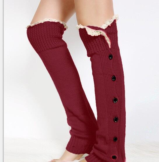 Title 9, Flat Button Lace Warm Socks