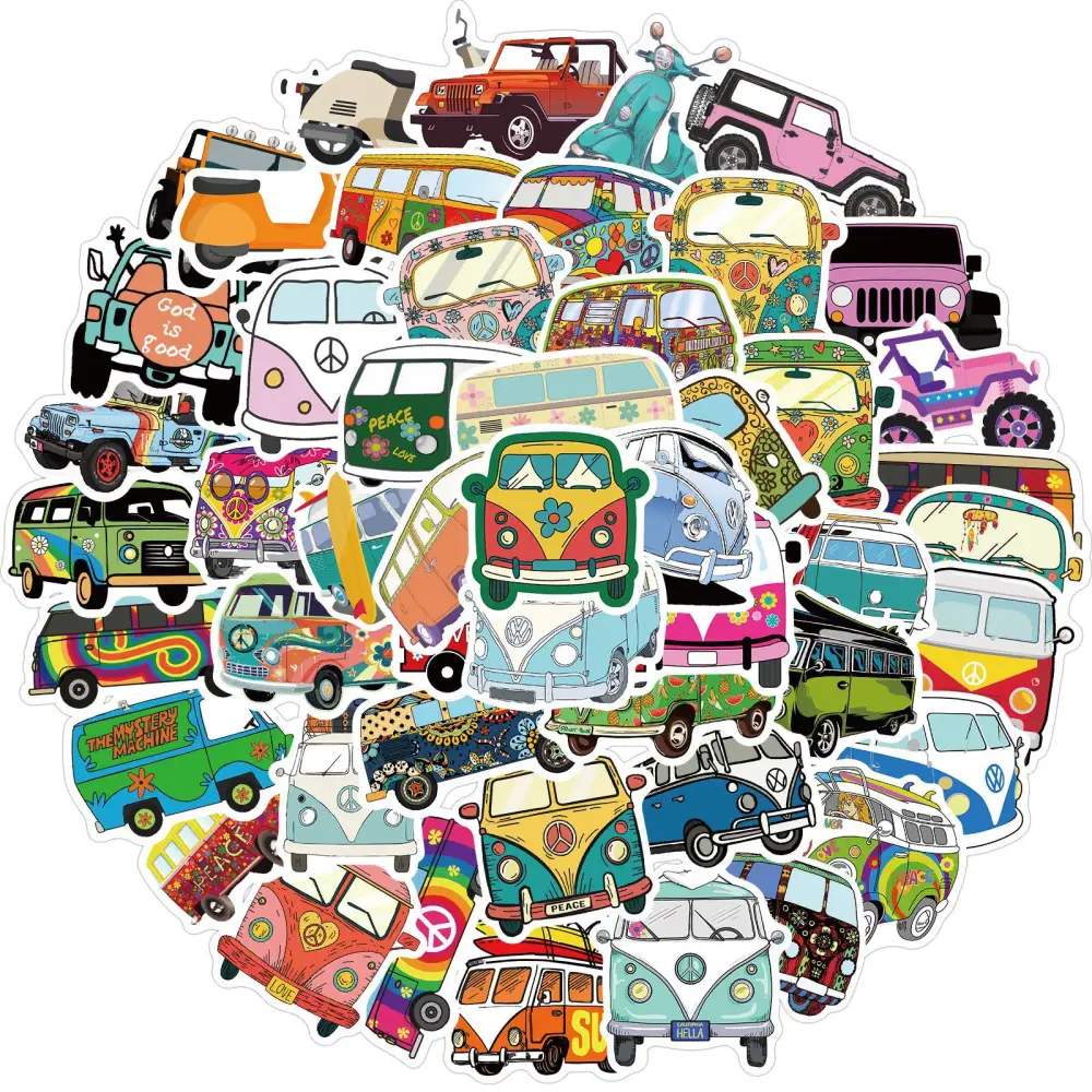 Hip-Hop Style Outdoor Bus Bike Graffiti Stickers Luggage Laptop