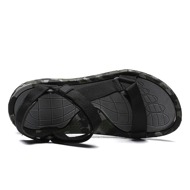 Summer Casual Sandals Men's Trend All-match Men's Widening Fat