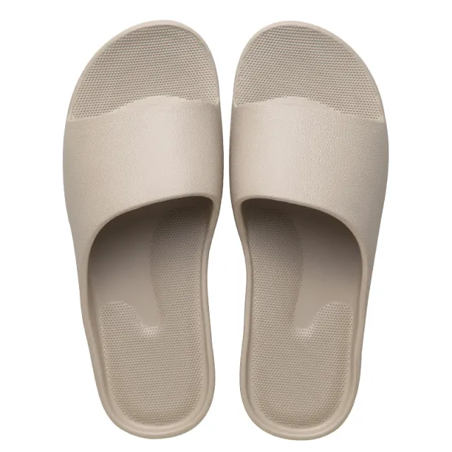 Non slip Wear resistant Thick soled Indoor Bathing Home Soft bottom Bathroom Sandals Grey - Shop at LoveMi