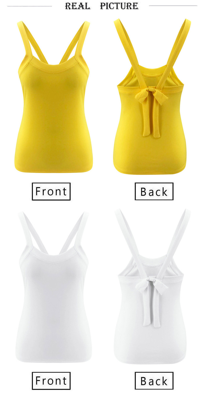 Title 8, Sexy Halter Strap Slim Bow Small Vest Top