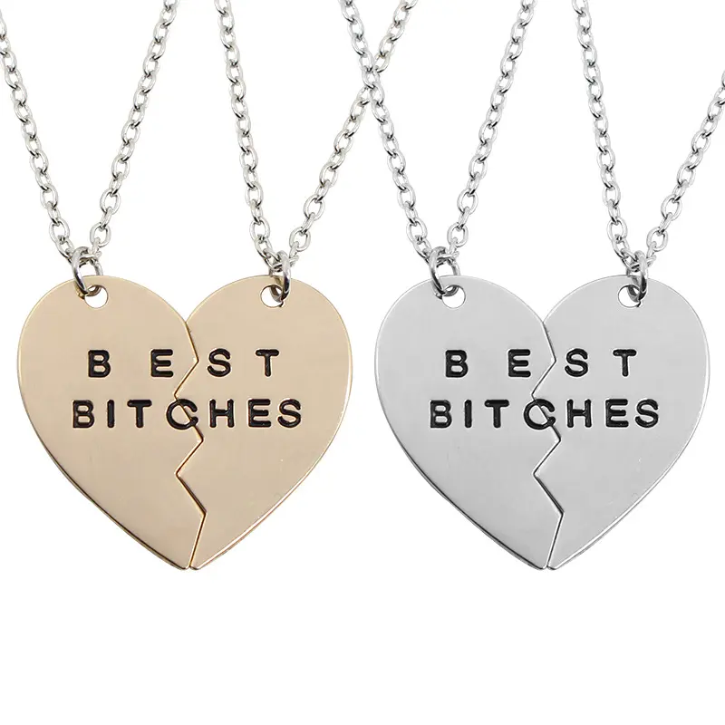 Letter Necklace Duo Stitching Clavicle Men and Women