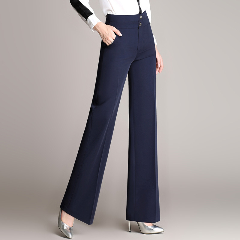 Falling Sense Straight-Leg Pants Wide-Leg Pants Casual Trousers